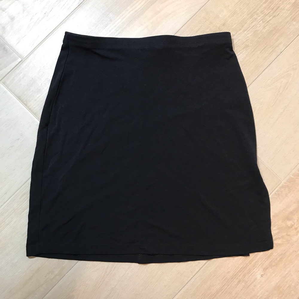 Express black bodycon skirt